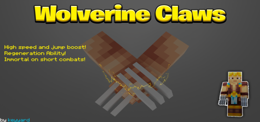 Wolverine Claws Minecraft addon