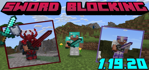 Sword blocking Minecraft addon