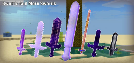 Swords and more Swords Minecraft addon