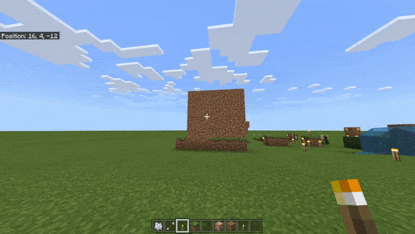 Throwable Torches Minecraft addon