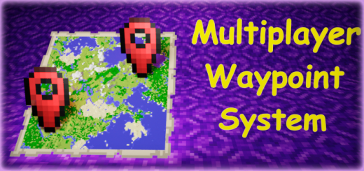 Waypoint System Minecraft addon