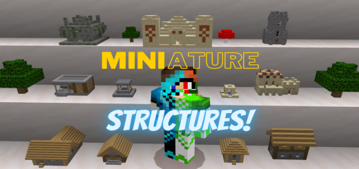Miniature Structures Minecraft addon
