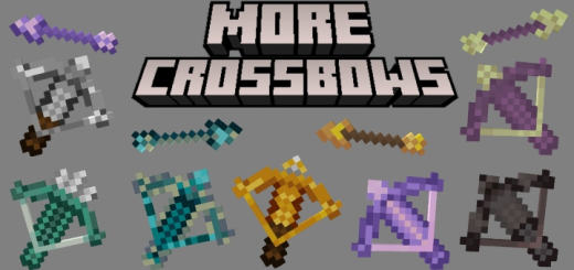 More Crossbows Minecraft addon