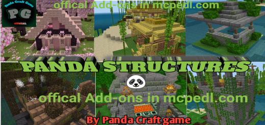 Panda Structures Minecraft addon