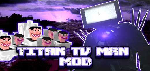 Skibidi Toilet - Titan TV Man Minecraft addon