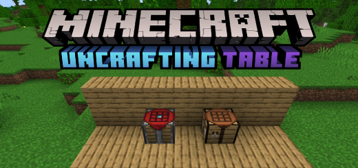 Uncrafting Table Minecraft addon