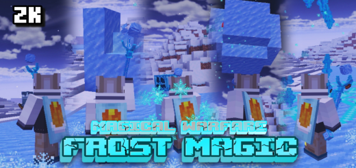 Magical Warfare Frost magic Minecraft addon