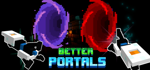 Better Portal Guns Minecraft addon