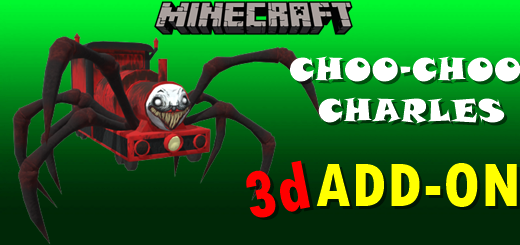 Choo Choo Charles 3d Minecraft addon