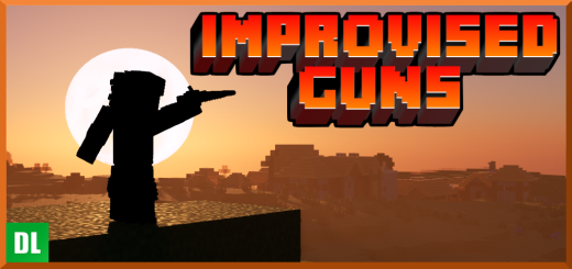 Improvised Guns Add-On Minecraft addon