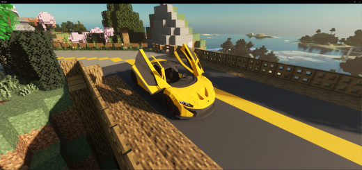 Mclaren P1 2013 Minecraft addon