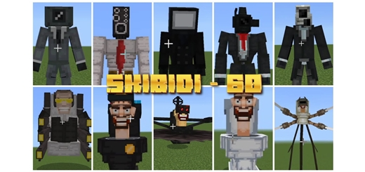 Skibidi Toilet 60 Minecraft addon