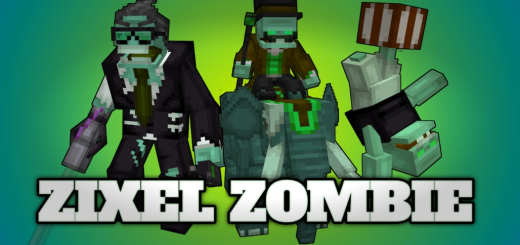 Zixel zombie Minecraft addon