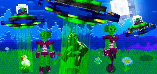 Alien Invasion Add-on Minecraft addon