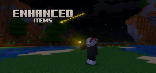 Enhanced Items and Animations Minecraft addon
