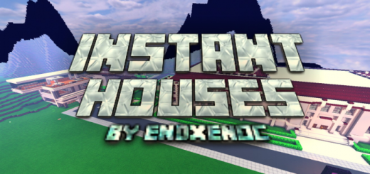 Instant Houses Minecraft addon