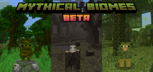 Mythical Biomes Minecraft addon