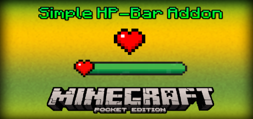 Simple Health bar Minecraft addon