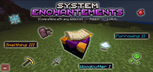 System Enchantements Minecraft addon