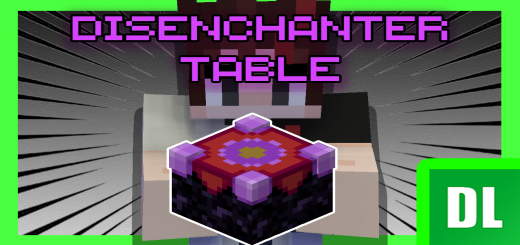 Disenchanter Table Minecraft addon