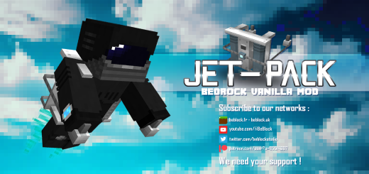 Jet-Pack Survival mod Minecraft addon