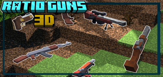 Ratio Guns 3D Minecraft addon