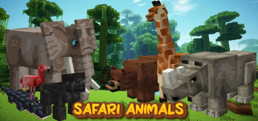 Elbtrek Safari Animals Minecraft addon
