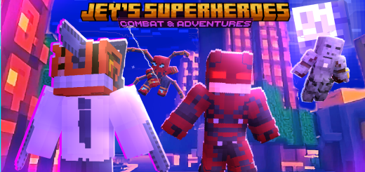 Jey's Superheroes Minecraft addon