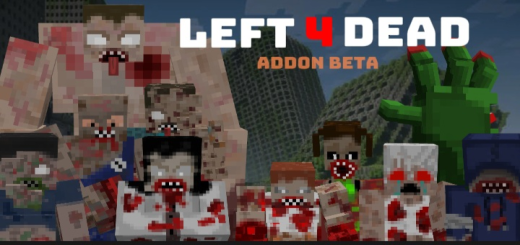 Left 4 Dead Addon Minecraft addon