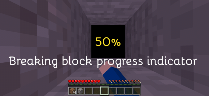 Breaking Block Progress Indicator