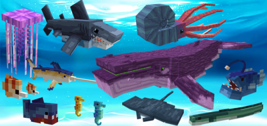 DeepBlue - Creatures Minecraft addon
