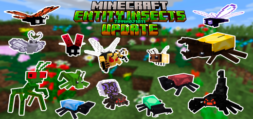 Entity Insects Update Minecraft addon