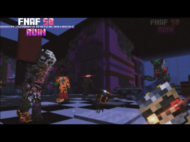 Fnaf Security Breach Dlc Ruin By Legendary Vlad 1 19 1 20 Add On Minecraft Mods