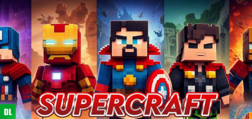 Marvel vs DC Superheroes Minecraft addon