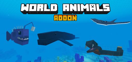 World Animals mod Minecraft addon