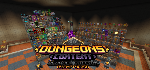 Dungeons Content Minecraft addon