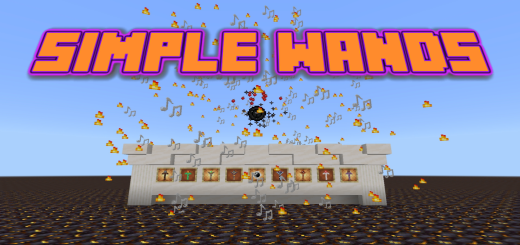 Simple wands Minecraft addon