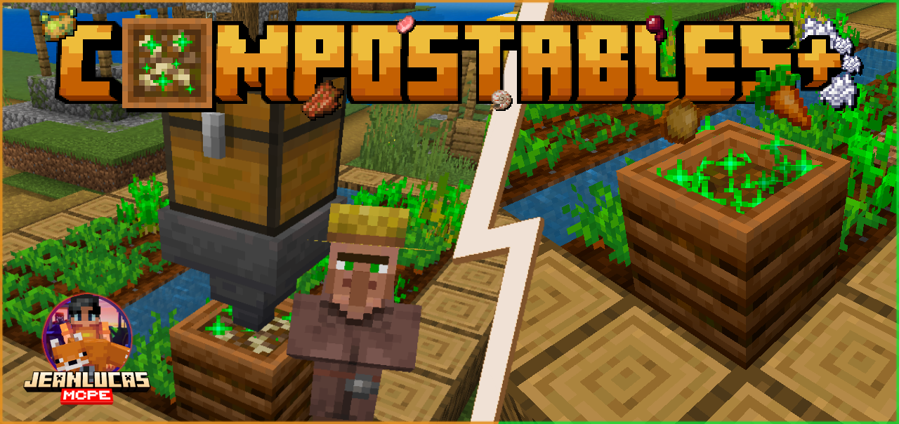 Compostables+ Minecraft addon