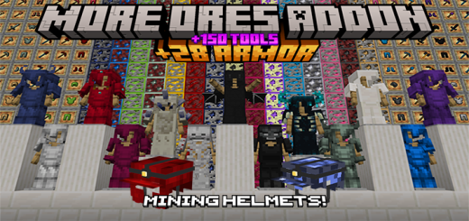 More Ores Addon Minecraft addon