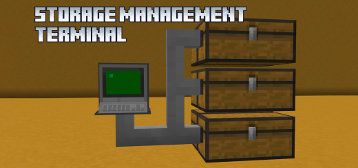 Storage Management Terminal Minecraft addon