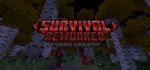 Survival Reworked Minecraft addon
